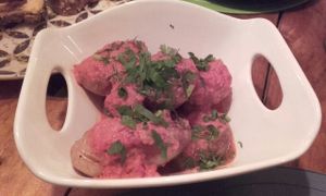 Patatas con salsa roja at TS  A Casa in Santiago De Compostela