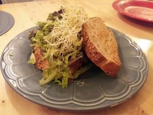 Sándwich vegano  at TS  A Casa in Santiago De Compostela