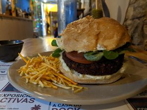Lebanese Burger at TS  A Casa in Santiago De Compostela