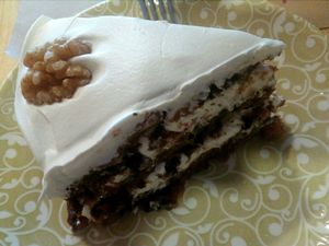 the best carrot pie ever at TS  A Casa in Santiago De Compostela