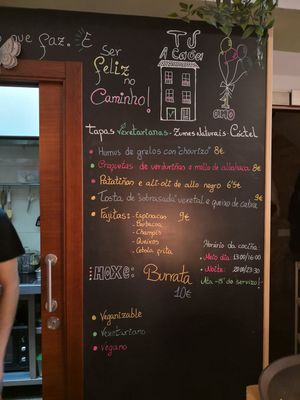 Menú del día at TS  A Casa in Santiago De Compostela