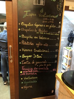 menu of the day at TS  A Casa in Santiago De Compostela