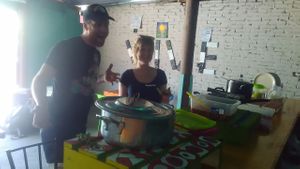 Sorprendidos por el gran Buffete at Moots in Puerto Escondido