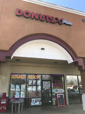 Entrance to Donuts Xpress  at Donut Xpress in Ontario