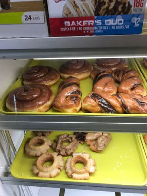 Vegan donut selection 1 at Donut Xpress in Ontario