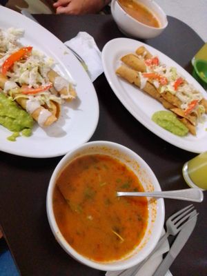 Consomé at VEGuerrero in Mexico City