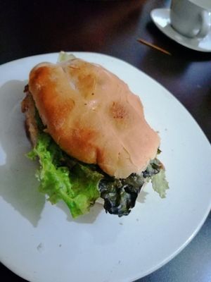 Torta suprema at VEGuerrero in Mexico City