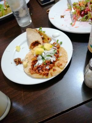 Tacos al pastor at VEGuerrero in Mexico City