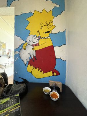 Painting at VEGuerrero in Mexico City