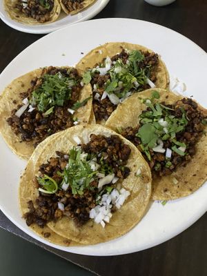 Tacos campechanos #Veganuary at VEGuerrero in Mexico City
