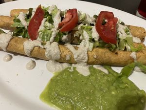 Flautas   at VEGuerrero in Mexico City