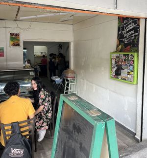 Entrance from the street  at VEGuerrero in Mexico City