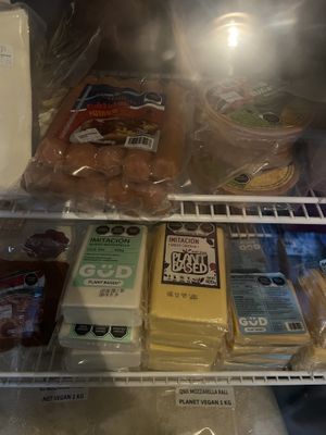 Vegan cheese for sale  at VEGuerrero in Mexico City