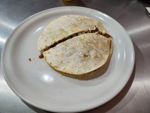 gringas quinoa at VEGuerrero in Mexico City