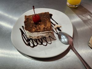 tiramisu at VEGuerrero in Mexico City