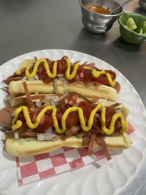 hot dogs  at VEGuerrero in Mexico City