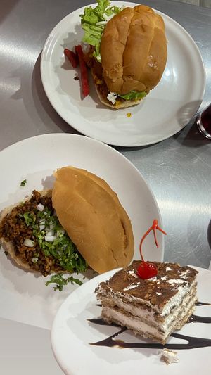 tortas and tiramisu  at VEGuerrero in Mexico City
