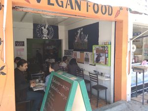 The restaurant at VEGuerrero in Mexico City