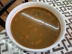 Consomé. ¡También bien sabroso! at VEGuerrero in Mexico City