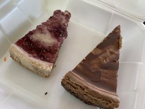 Delicious cheesecakes!  at VEGuerrero in Mexico City