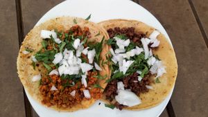 tacos at VEGuerrero in Mexico City