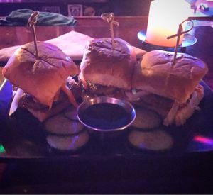 Vegan sliders at chizuko in Pensacola