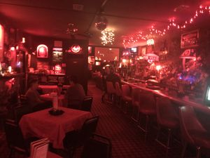 Inside of the bar at Elbow Room in Pensacola