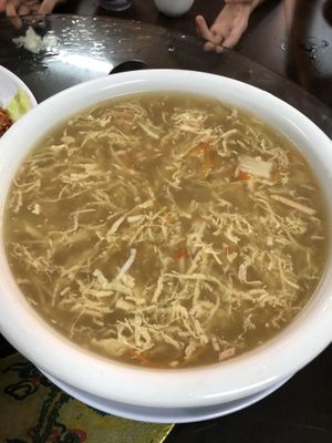 Sharks fin soup at Yisin - Indah in Johor Bahru