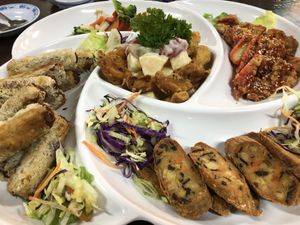 Upclose of cny cold dish at Yisin - Indah in Johor Bahru