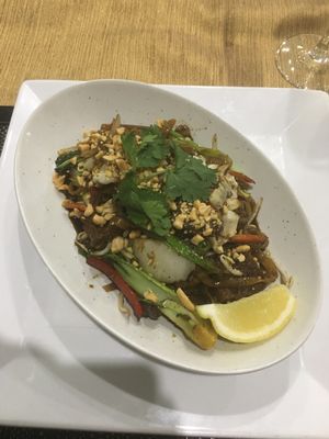 Vegan pad Thai  at Mr Soy Boy in Earlville