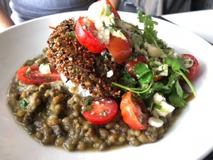 Vegan lunch special of the week! It is so delicious! ?❤️❤️❤️ at Mr Soy Boy in Earlville