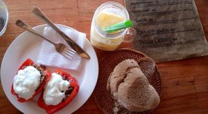 Bulgarian veggie dish at Shangri La in Hoi An