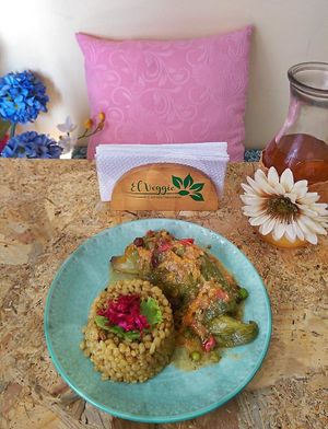 parte del menú diario segundo: Caygua rellena at El Veggie in Arequipa