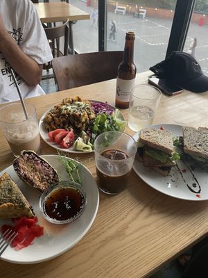 Our meal  at Mox in Moscow