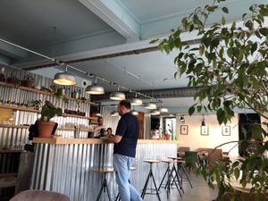 interior at Mox in Moscow