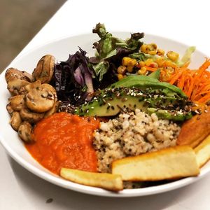 Special bowl  at Mox in Moscow