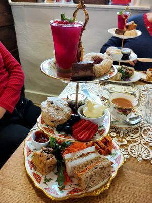 Vegan Afternoon Tea at The Old School Tea Room in Skipton