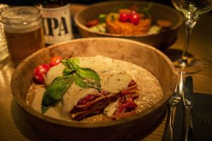 Raw & vegan lasagne at Jackson Dubois in Amsterdam