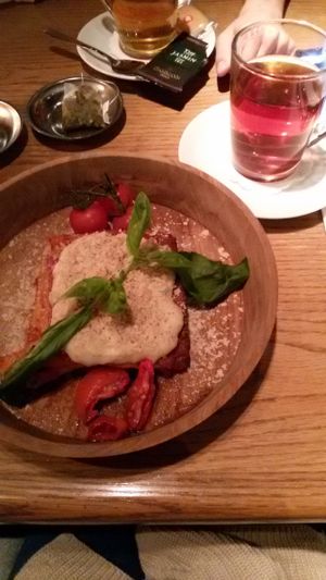 Vegan lasagna at Jackson Dubois in Amsterdam