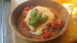 vegan lasagna  at Jackson Dubois in Amsterdam