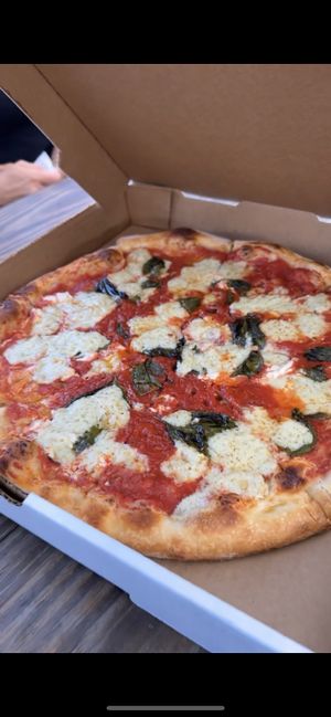 Margherita Pizza  at Li'l Nonna's in Austin