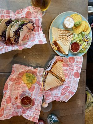 Taco & quesadilla’s  at TacoBar in Oerebro