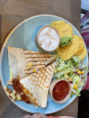 Quesadilla  at TacoBar in Oerebro