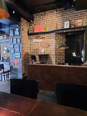 Inside at TacoBar in Oerebro