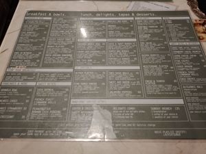 Menu Part. at Lazy Cats  in Ubud