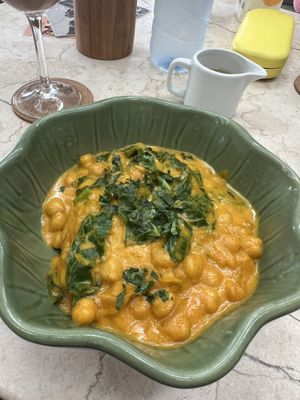Chickpea coconut bowl   at Lazy Cats  in Ubud