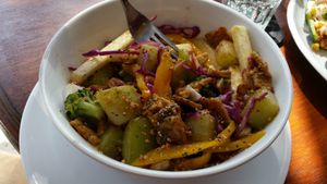 Bali Bowl with Jicama and Chayote at Lazy Cats  in Ubud