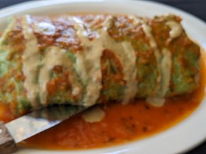 Green Burrito at Casa Maya in St Augustine