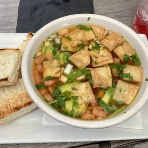 Mayan Soup (hold the cheese)  at Casa Maya in St Augustine