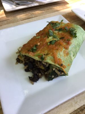 Green Burrito at Casa Maya in St Augustine